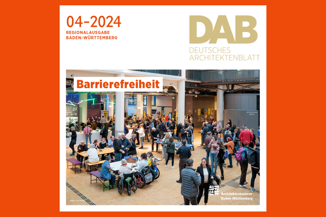 Deutsches Architektenblatt<br>im April 2024 